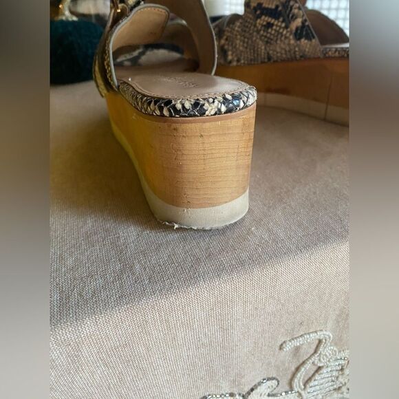 Veronica Beard animal print and platform sandals size 8 - Picture 8 of 12